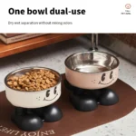 Elevated Dog Cat Bowl Stainless steel Food Water Bowls - Bilde 4