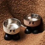 Elevated Dog Cat Bowl Stainless steel Food Water Bowls - Bilde 6
