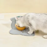 Silicone Pet Feeding Mat – Non-Stick Waterproof Food/Water Tray Pad for Dogs & Cats, Puppy Bowl Cushion, Anti-Spill Pet Placemat - Bilde 5