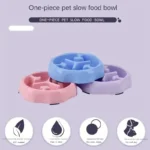 Feeder Cat Bowl Anti-choking Plastic Dog Puzzle Food Bow - Bilde 3