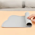 Silicone Pet Feeding Mat – Non-Stick Waterproof Food/Water Tray Pad for Dogs & Cats, Puppy Bowl Cushion, Anti-Spill Pet Placemat - Bilde 4