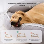 New Cat Bed Dog Pet Bed Kennel Non-Slip Winter Warm Small Dog Kenne - Bilde 3
