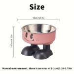 Elevated Dog Cat Bowl Stainless steel Food Water Bowls - Bilde 2