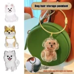 Clear Puppy Hair Memorial Keepsake Capsule Pet's Dog - Bilde 5