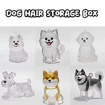 Clear Puppy Hair Memorial Keepsake Capsule Pet's Dog